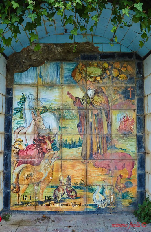 Galluccio (CE) – Campo – Edicola votiva a Sant’Antonio Abate