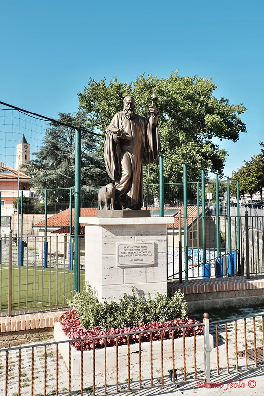 Galluccio (CE) – S. Clemente – Statua di Sant’Antonio Abate